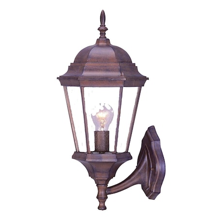 Estallar 21.5 x 9 x 10 in. Richmond 1-Light Burled Walnut Wall Light ES3093009